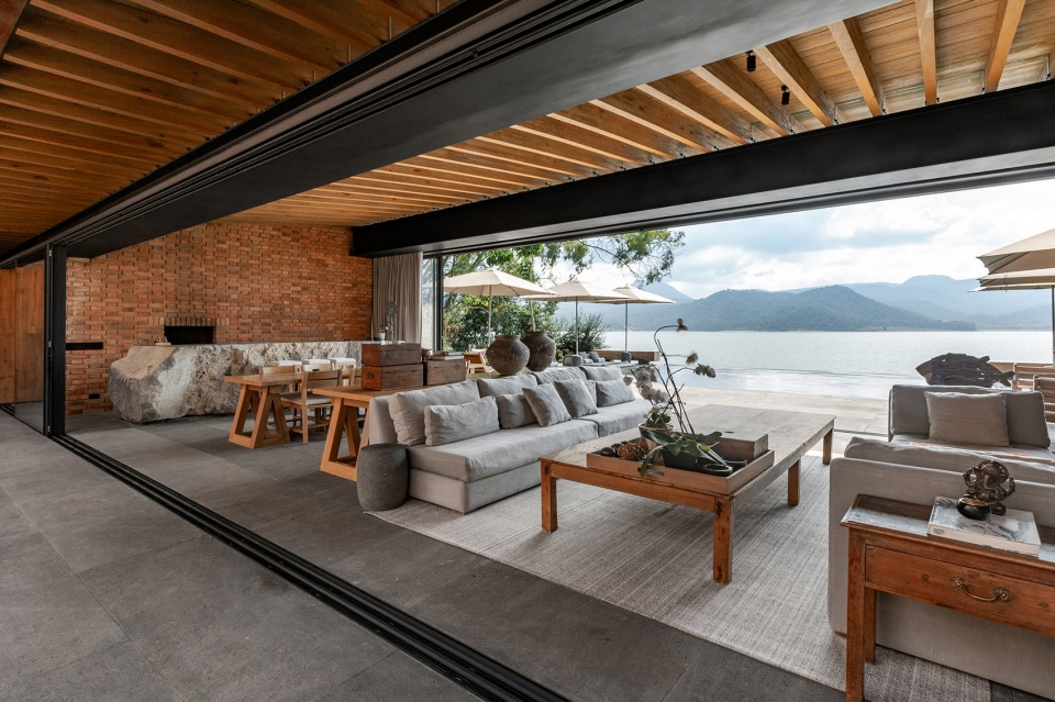 墨西哥 La Peña 湖畔住宅丨Central de Arquitectura-11