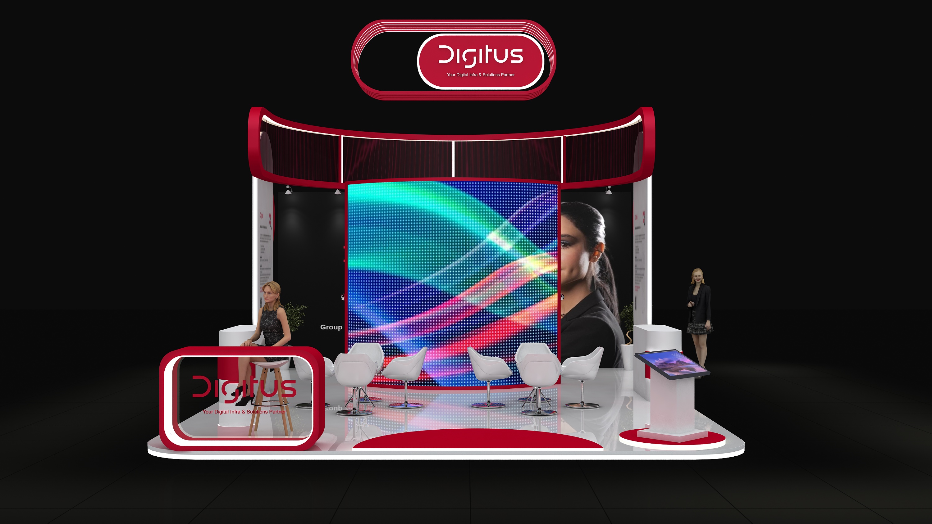 DIGITUS 8X6M STALL DESIGN IN GERMANY-1