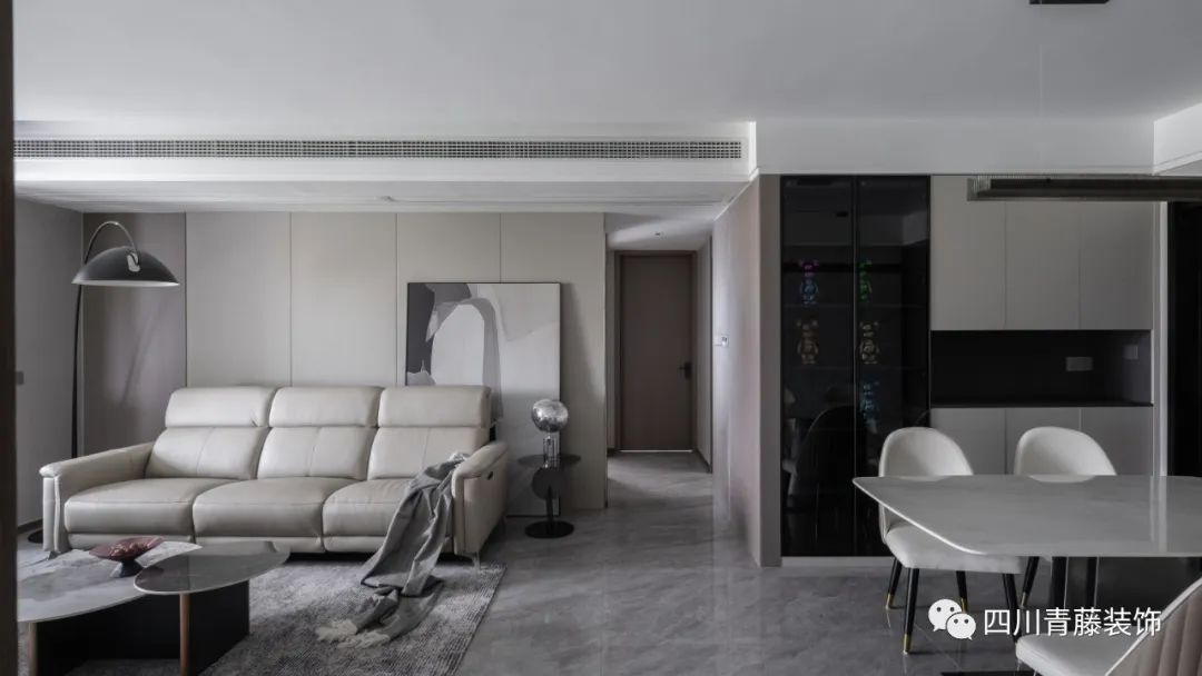 御景苑 160㎡现代简约住宅丨冷雪莲-25