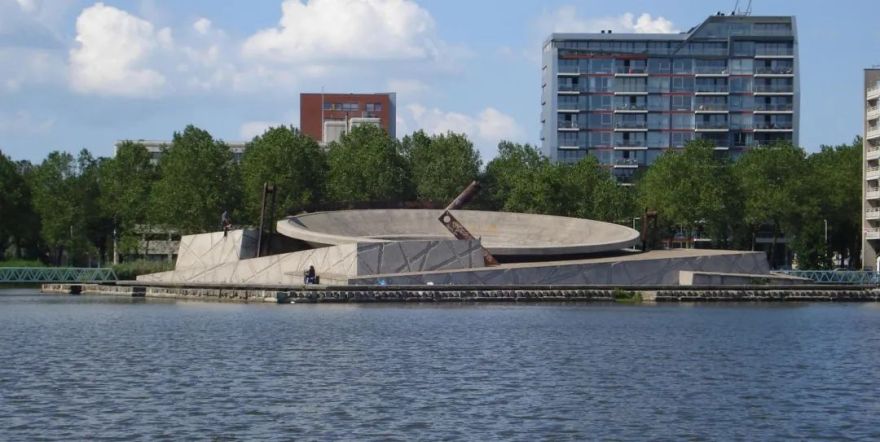 湖中四边形岛屿丨荷兰鹿特丹丨Frans de Wit-11