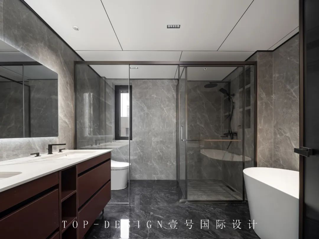 香山麓院现代轻奢别墅设计丨壹号国际设计-55