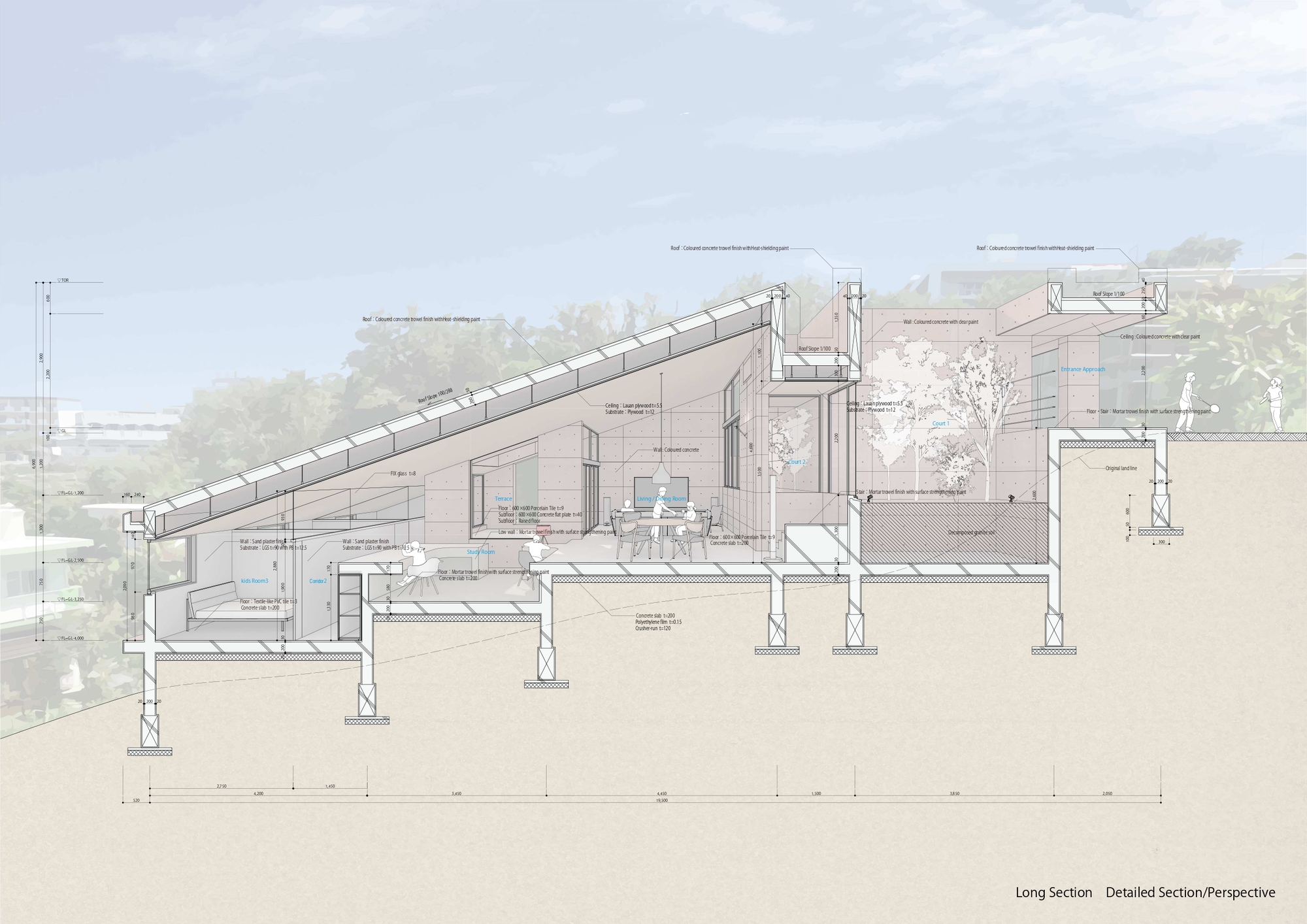 宜野湾的房子丨日本冲绳丨Matsuyama Architect and Associates-23