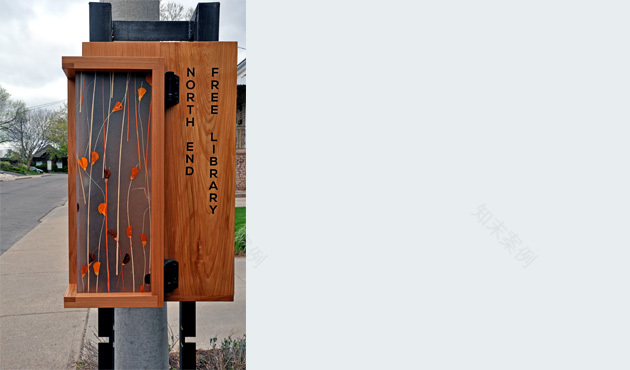 north end free library bench 1-20