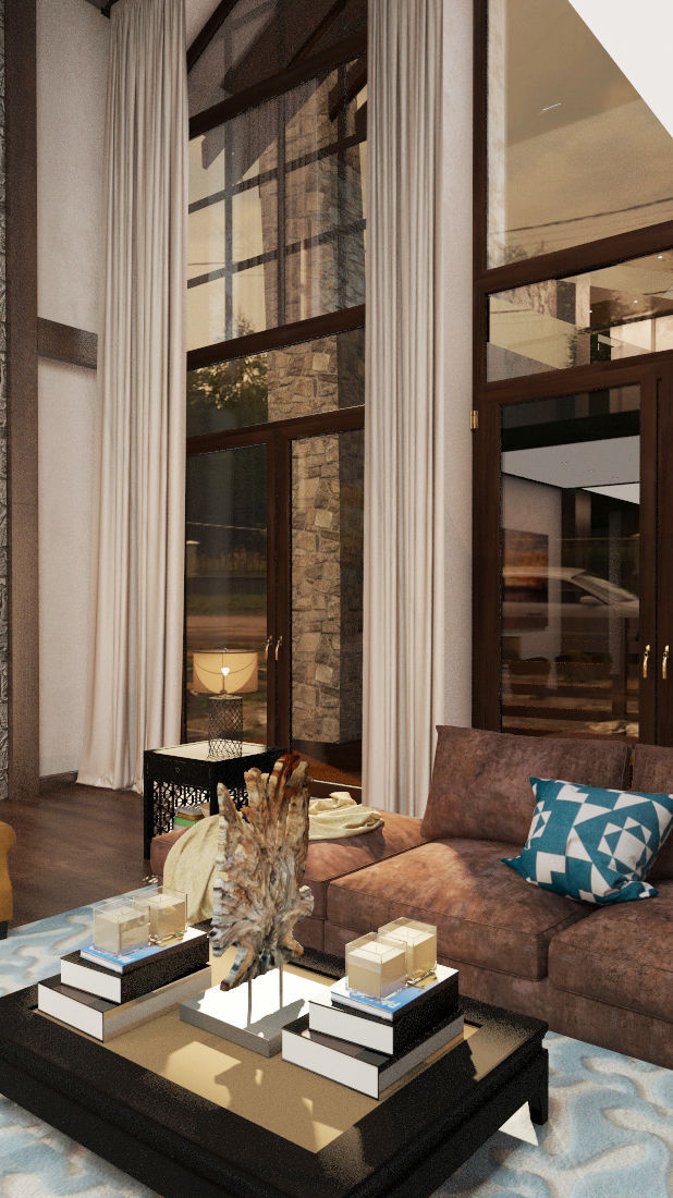 570㎡斯堪的纳维亚与北俄风格项目丨ARXY工作室-22