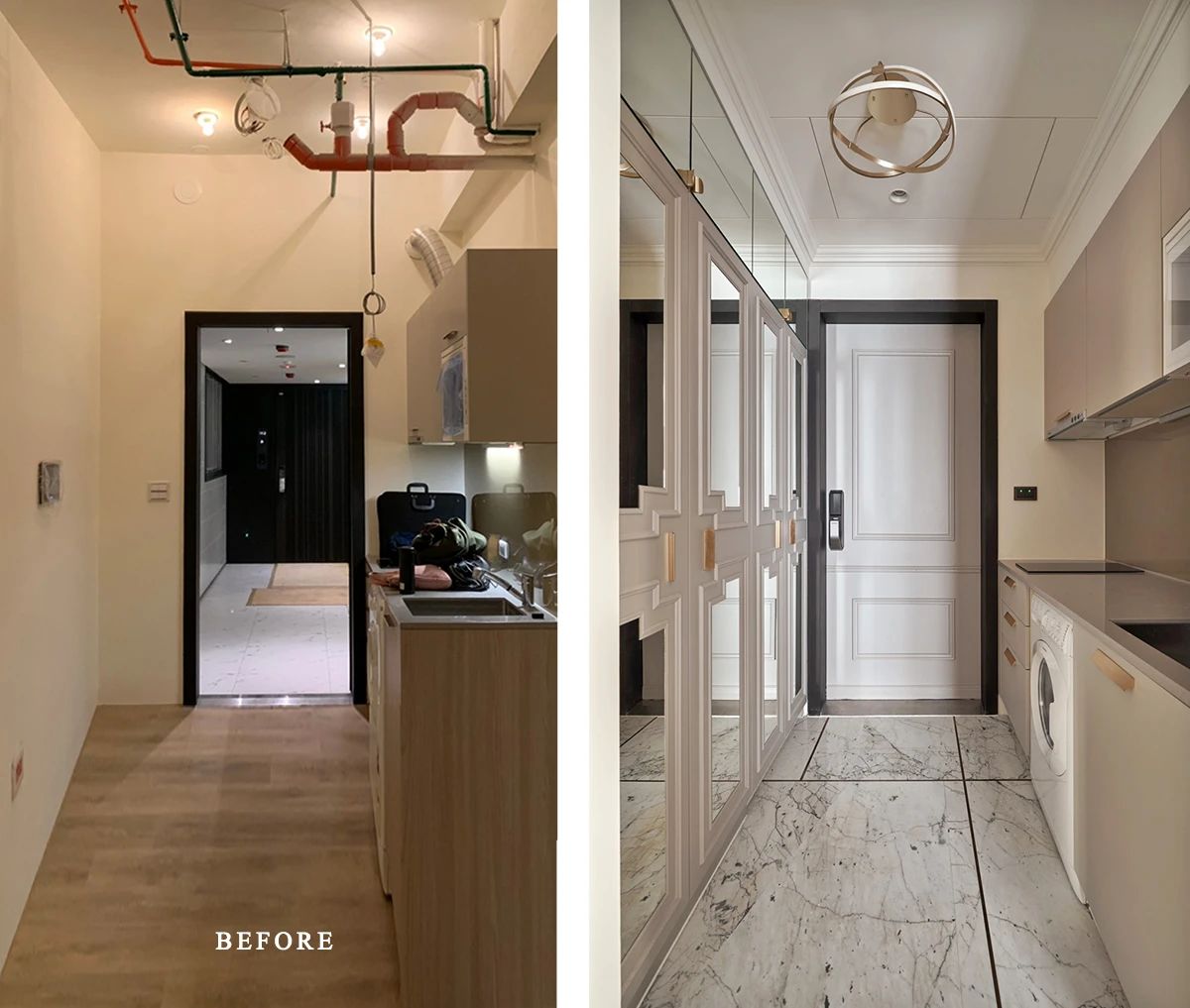 现代法式风格独居女孩的家-9