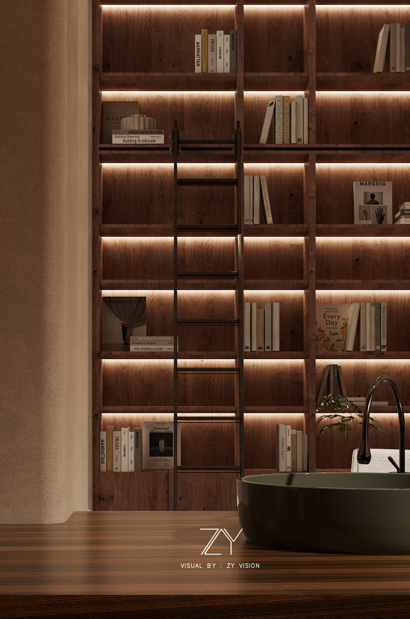 诧寂奶油风 现代别墅 -6