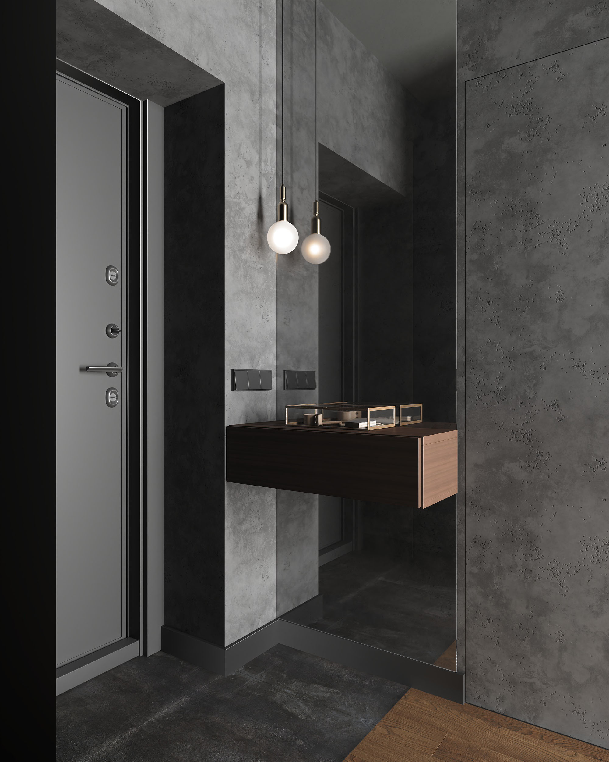 暗黑现代风公寓丨Daria-7