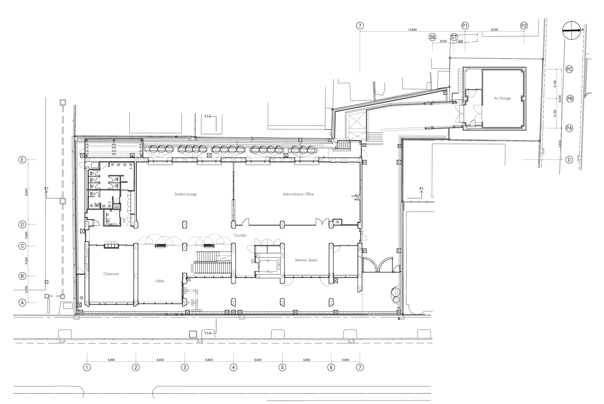 大学建筑 Sosho-Kan at Kyoto University of the Arts丨Takenaka Corporation-20
