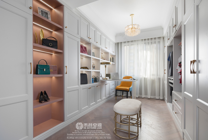 合肥世贸翡翠首府美式轻奢家居设计,打造舒适乌托邦世界-28