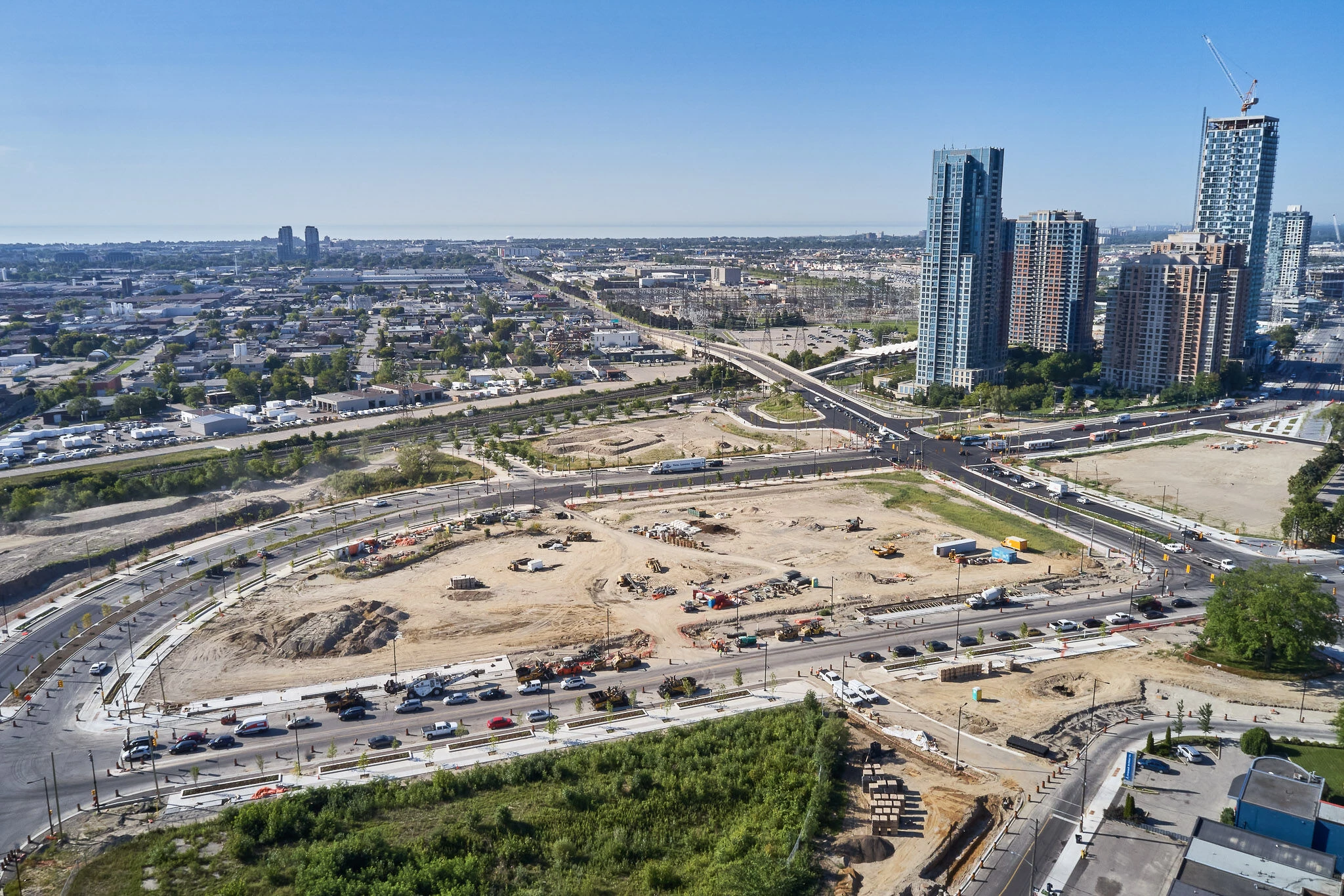 Six Points Interchange Construction-14