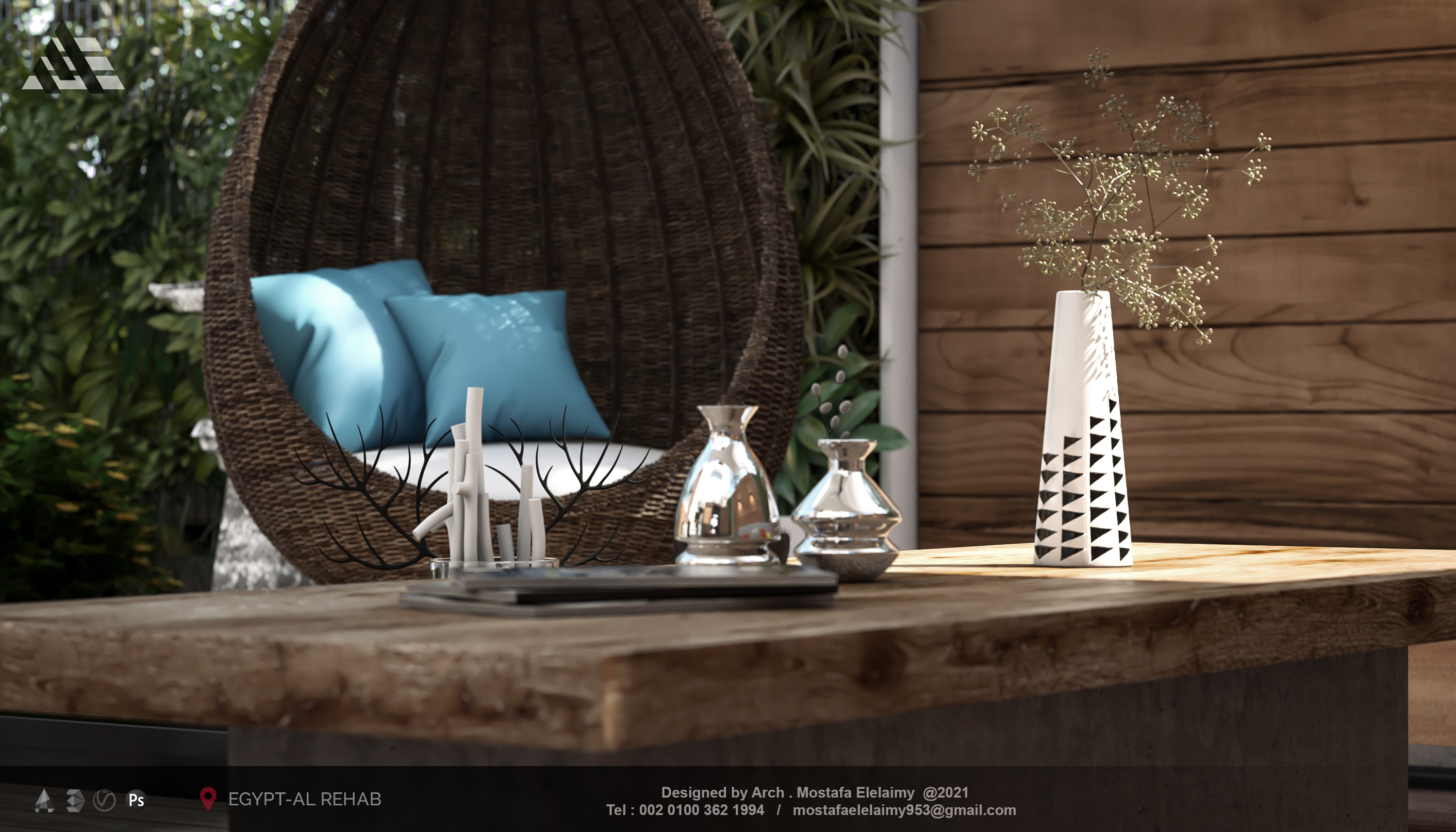 别墅花园景观丨Egypt丨Arch. MOSTAFA ELELAIMY-11