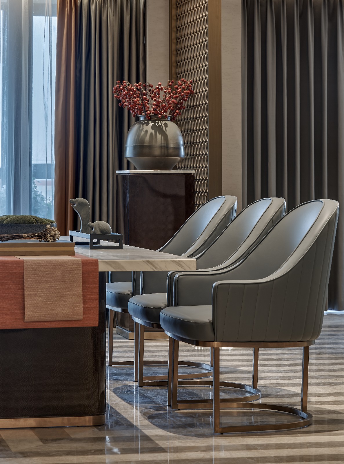 南阳三川玖龍台样板房  青草地装饰设计-19