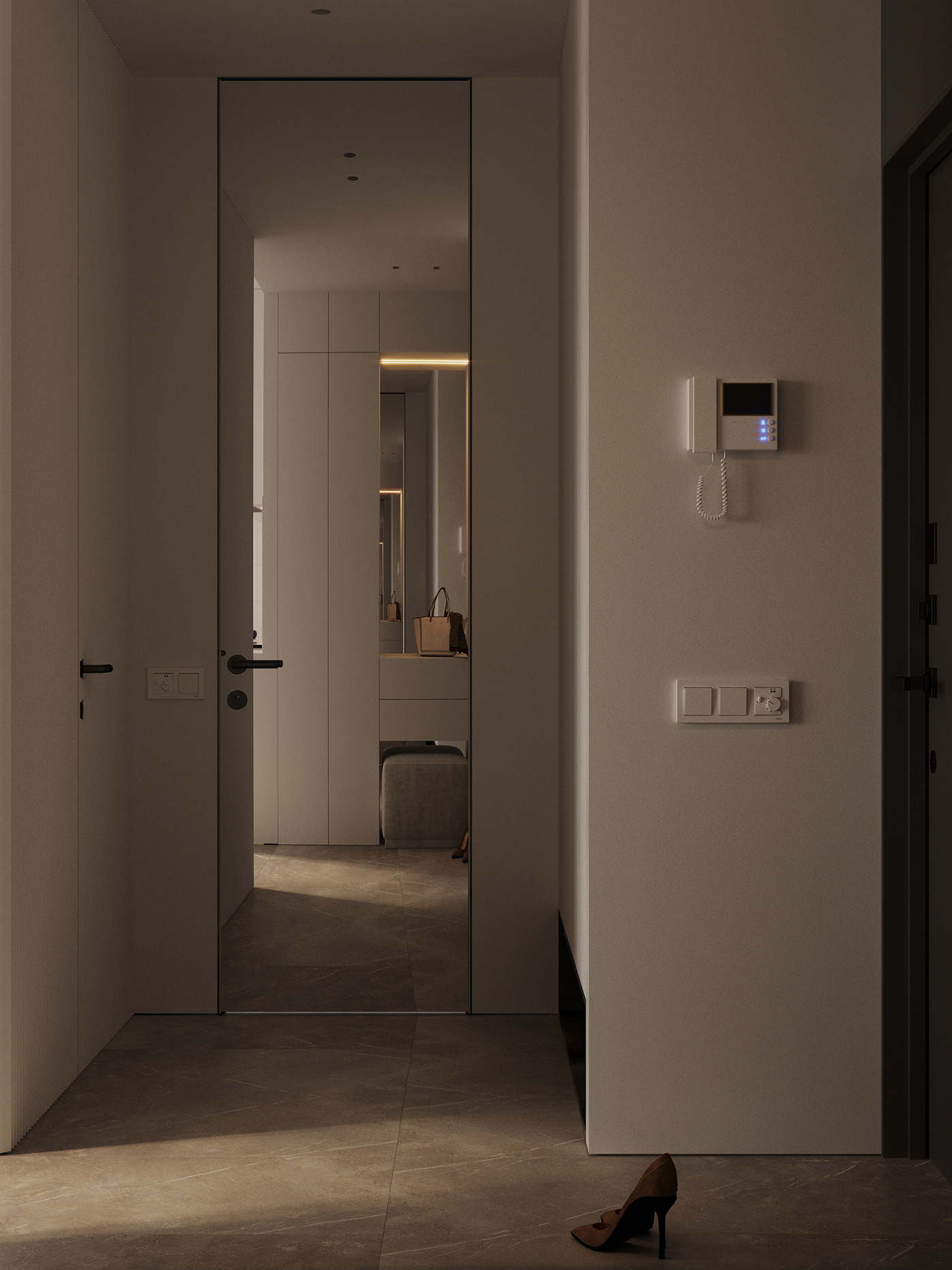 现代白色系 小户型空间-5