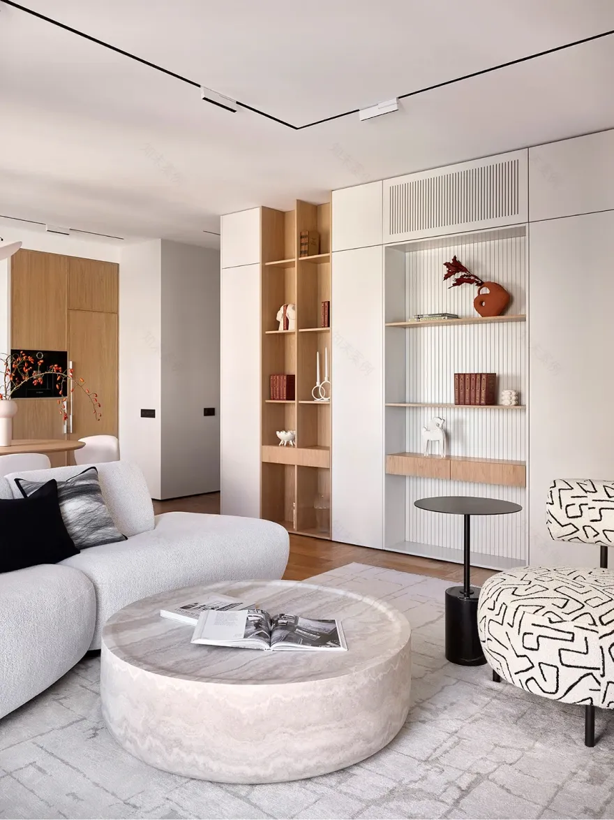 90平米年轻家庭公寓设计丨俄罗斯莫斯科-10