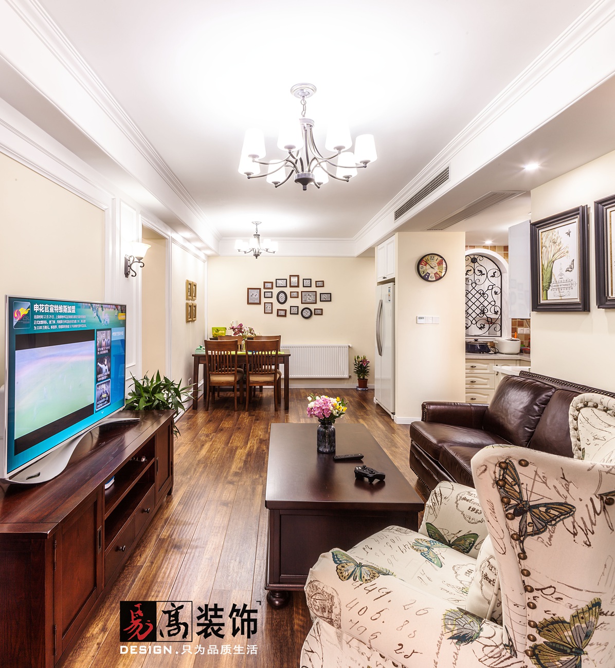 96 平米美式三室两厅，易高装饰打造不一样的空间-26