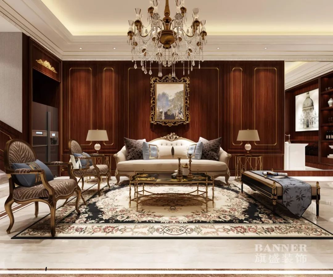 欧式古典奢华,打造永和坊联排别墅艺术空间-33