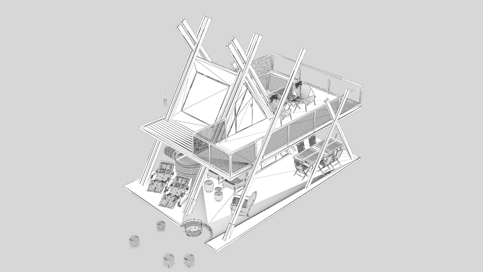 A1 框架豪华露营塔-20