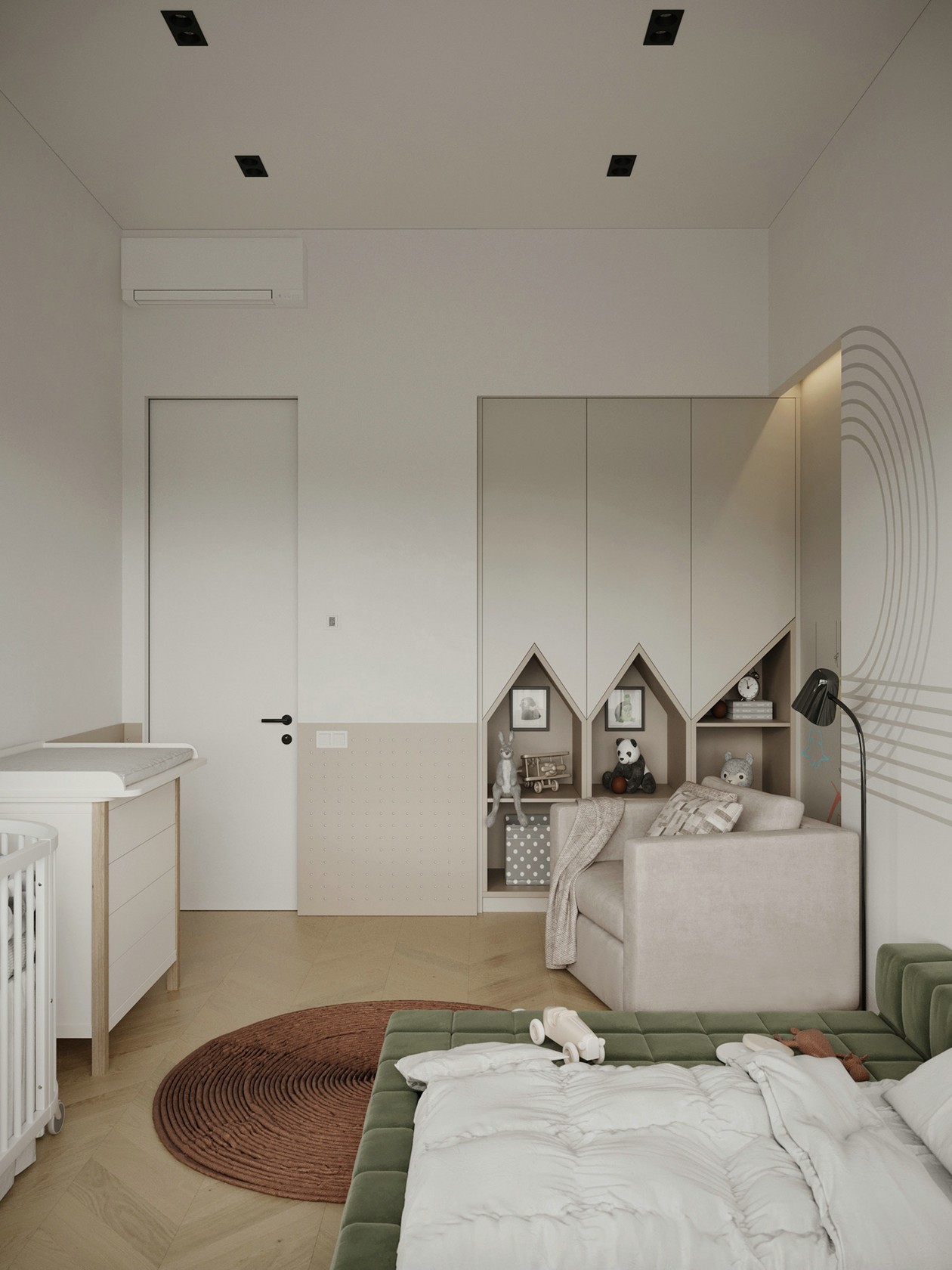 160㎡大平米住宅设计-14