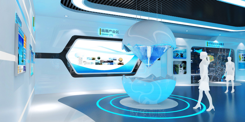 威海南海蓝色创业谷展厅设计方案-2