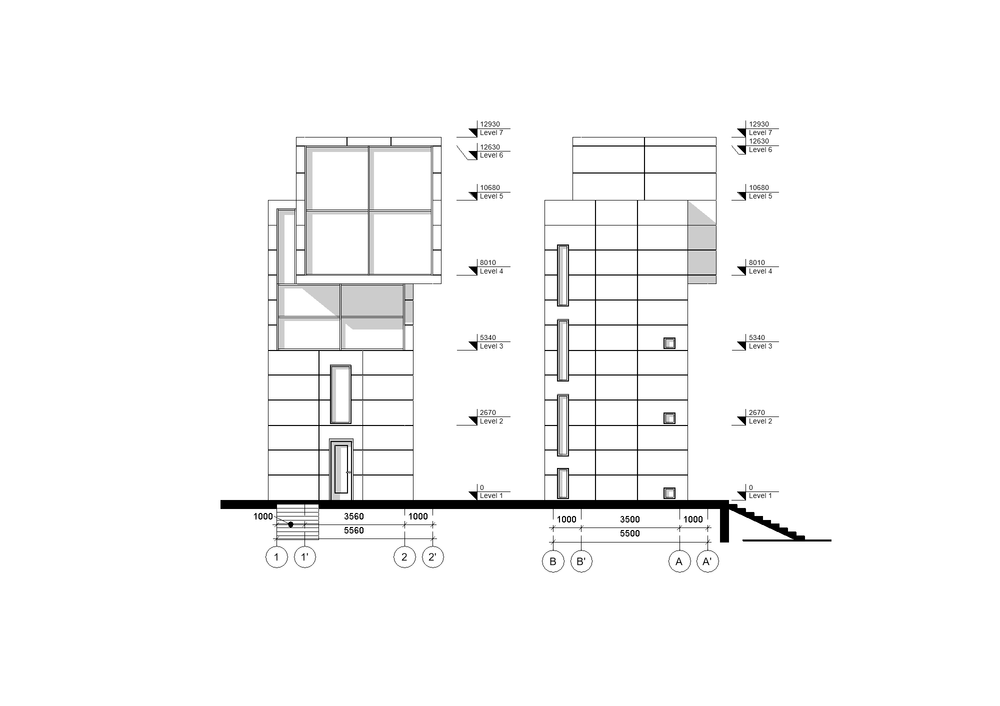 4·4住宅(注:这里不太明确4·4的具体所指含义,住宅是根据House常见释义给出,若有更准确背景信息可进一步优化) 丨TADAO ANNDO ASSOCIATES-14