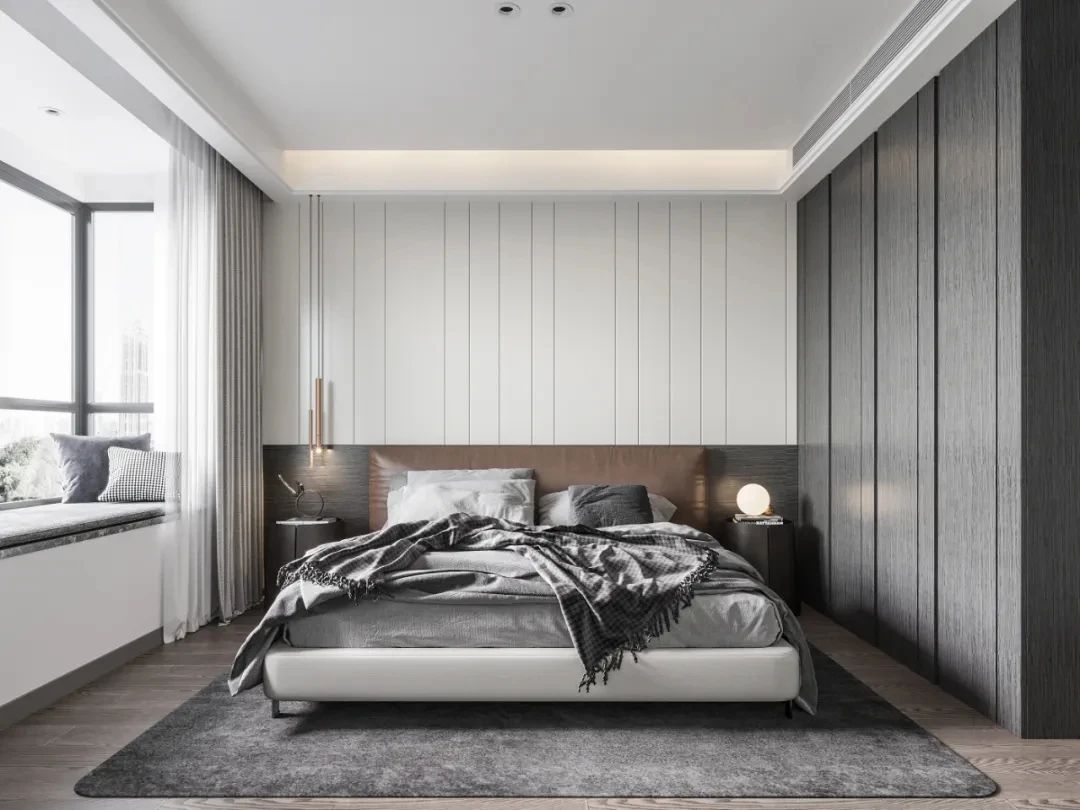 私人空间的艺术品——100 款卧室背景墙设计鉴赏-94