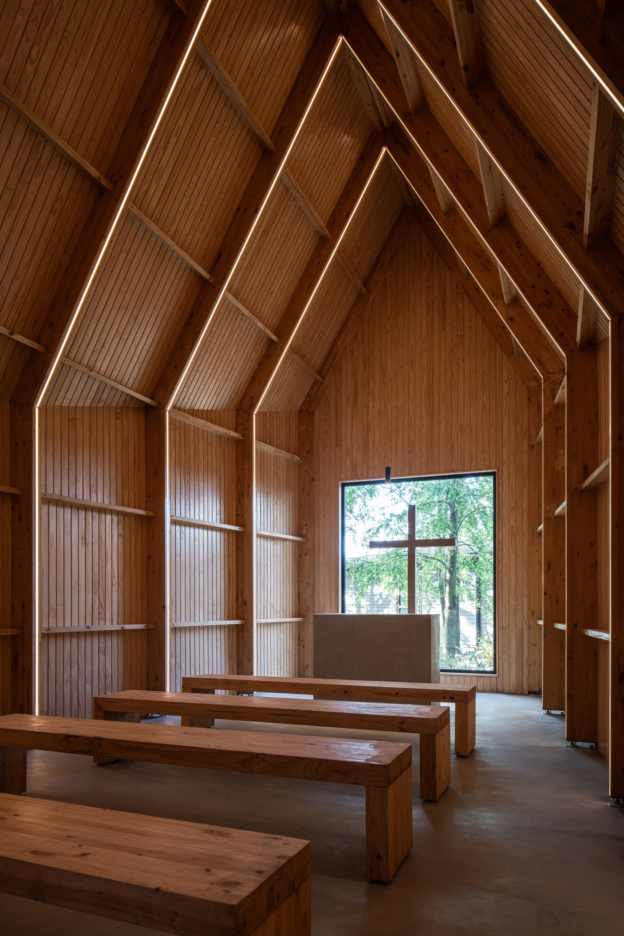 德国奥索尔诺诊所教堂丨智利丨AM Arquitectura-34