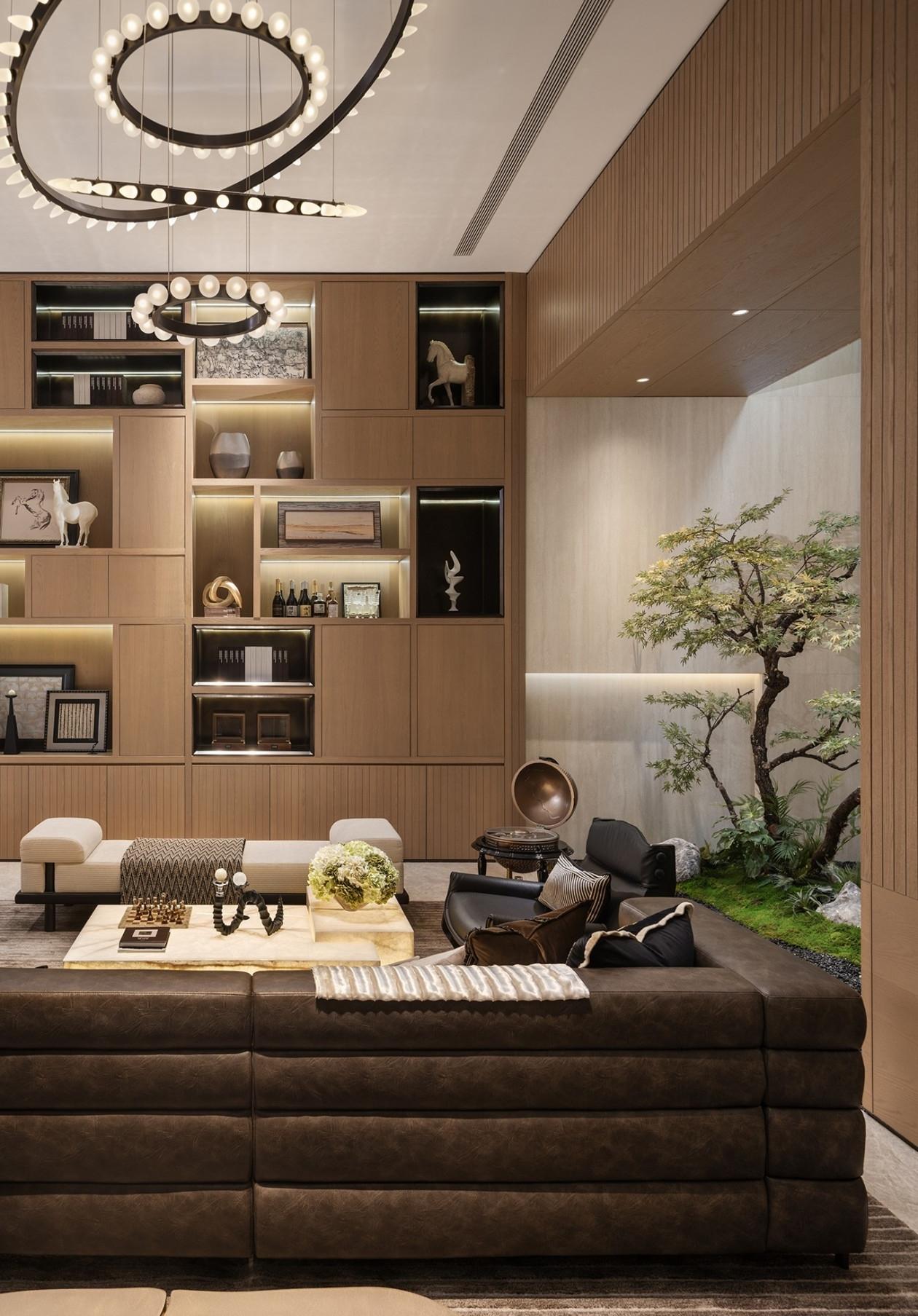 武汉联发·向湖340㎡叠墅丨中国湖北丨硬装矩阵纵横,软装元禾大千-50