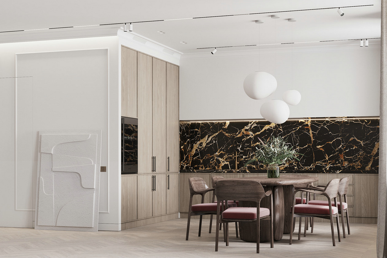 200㎡浅色系空间设计-6