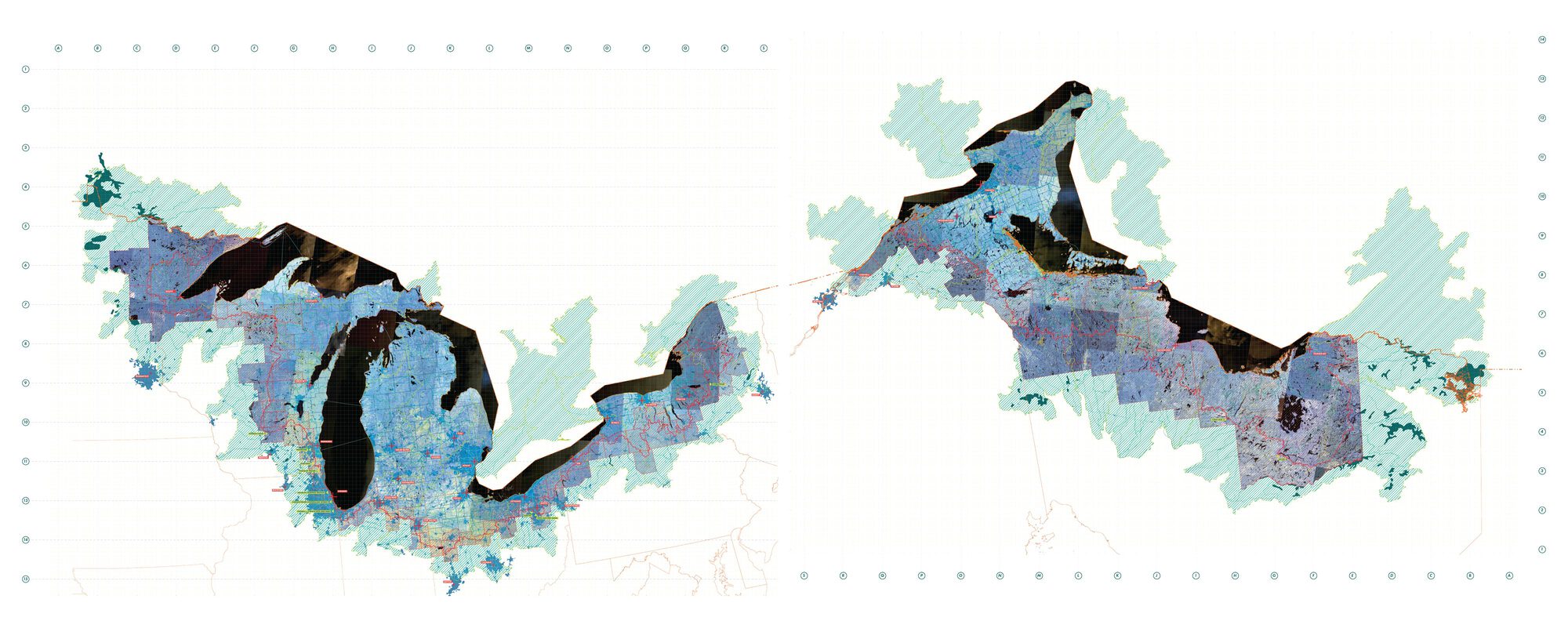 The Great Lakes Architectural Expedition Exhibition / Drawing Agency-33