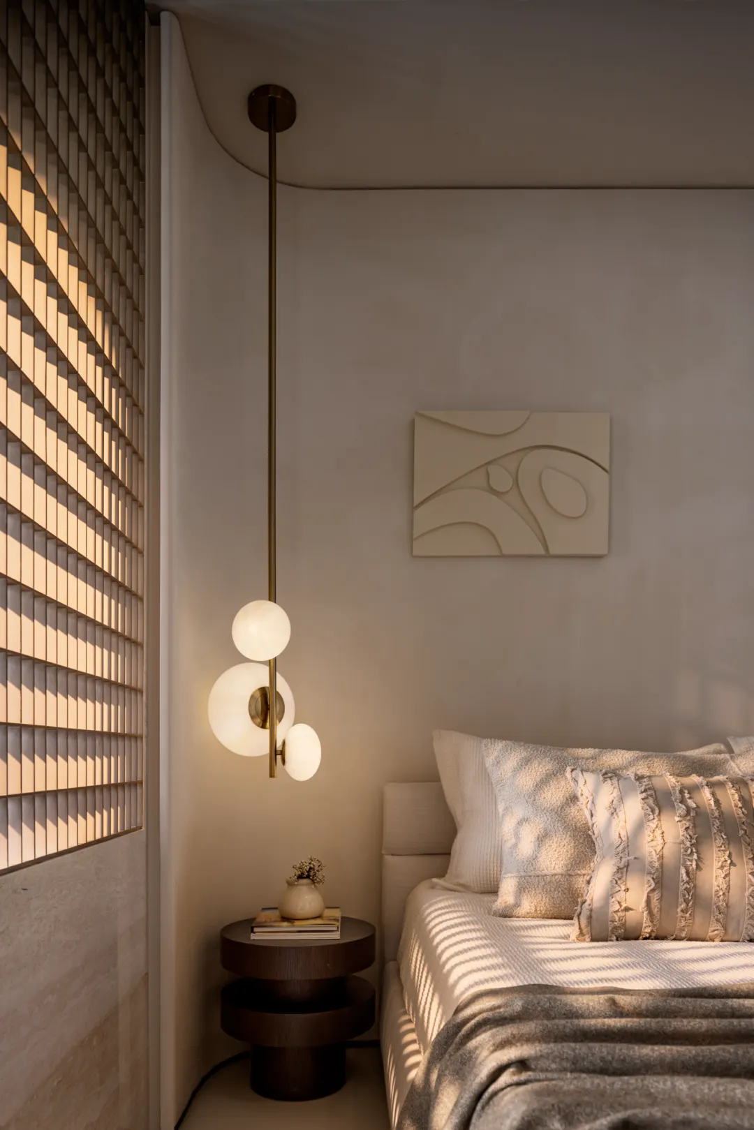 100㎡“静奢风”天际样板间设计，满满的高级感丨唐忠汉-3