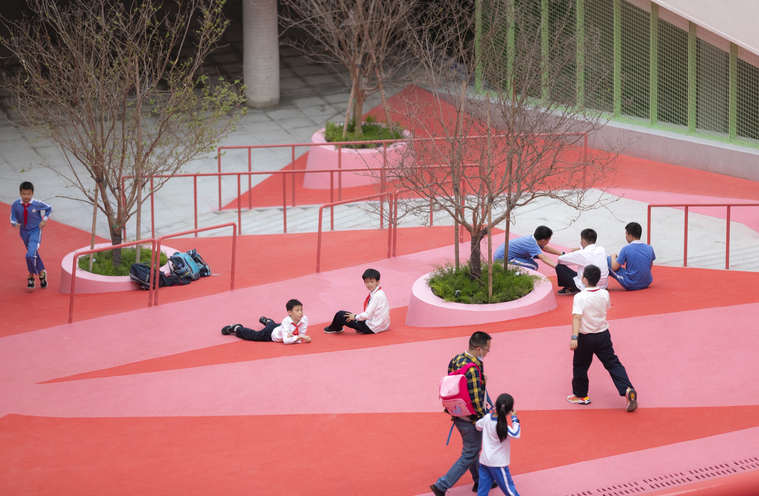 深圳新沙小学景观设计丨中国深圳丨一十一建筑联合设计,GND杰地景观-2