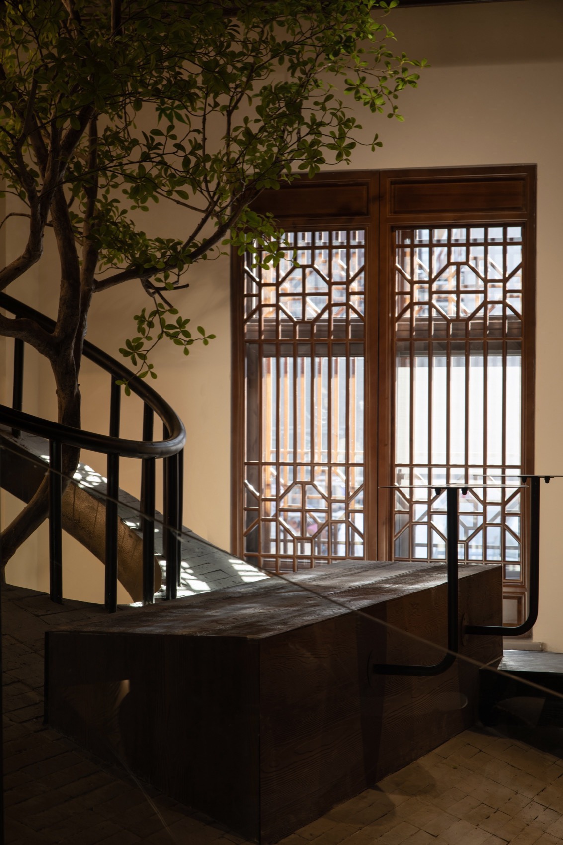 致朴茶肆丨中国太原丨斑斓空间设计-47