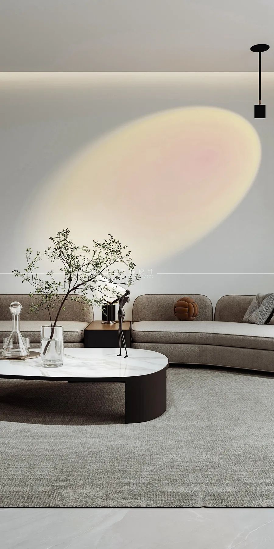 未央金茂府现代轻奢下叠别墅设计丨中国西安丨青马别墅设计-70