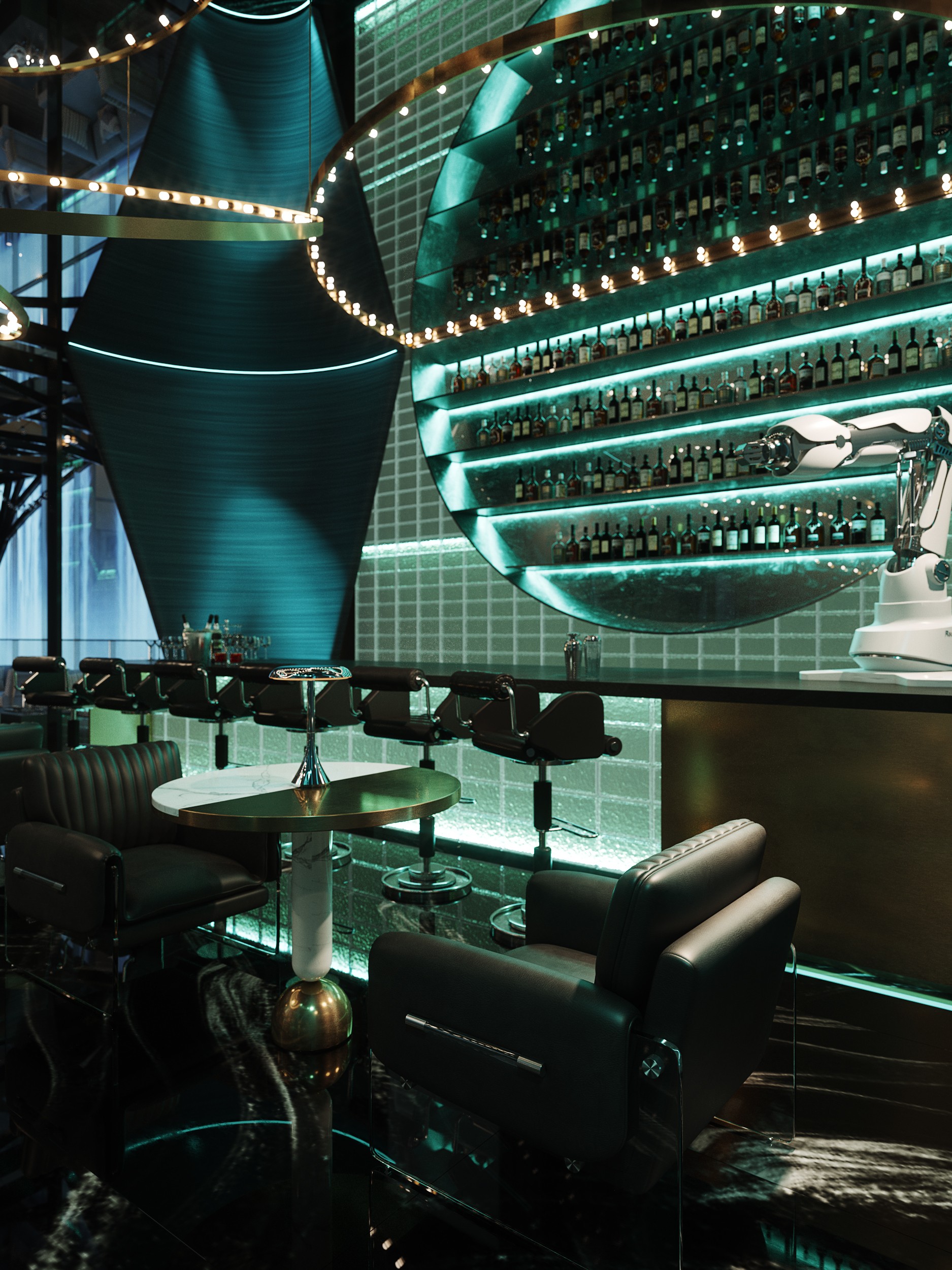 科技与时尚融合的室内设计典范——鸿烨表现-3