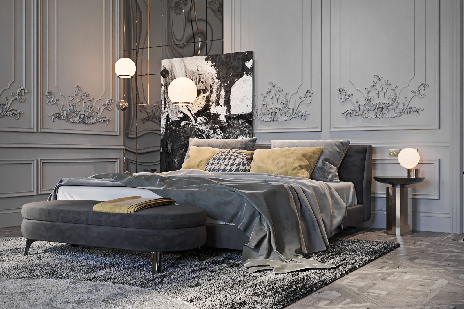 巴黎住宅设计丨法国巴黎-41