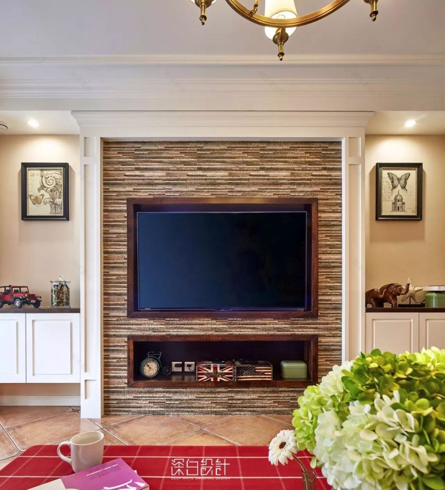 天津 130 平美式休闲空间 | 自由舞动的 DeepWhite Design-19