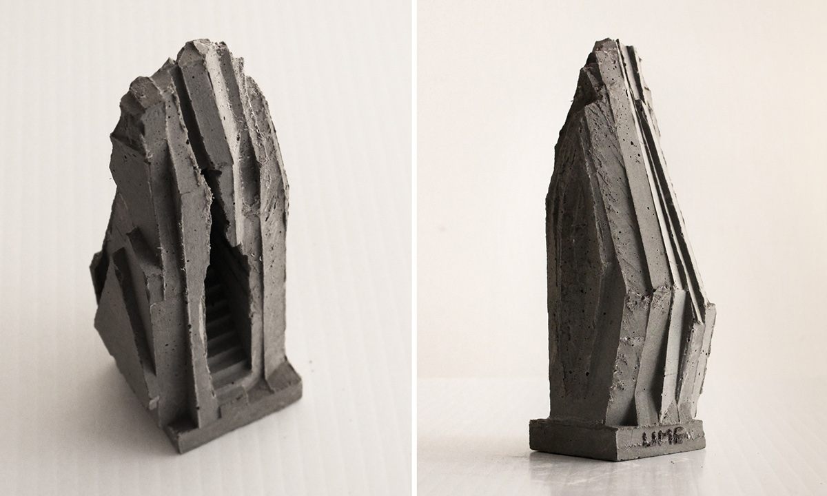 混凝土雕塑打造极简空间-11