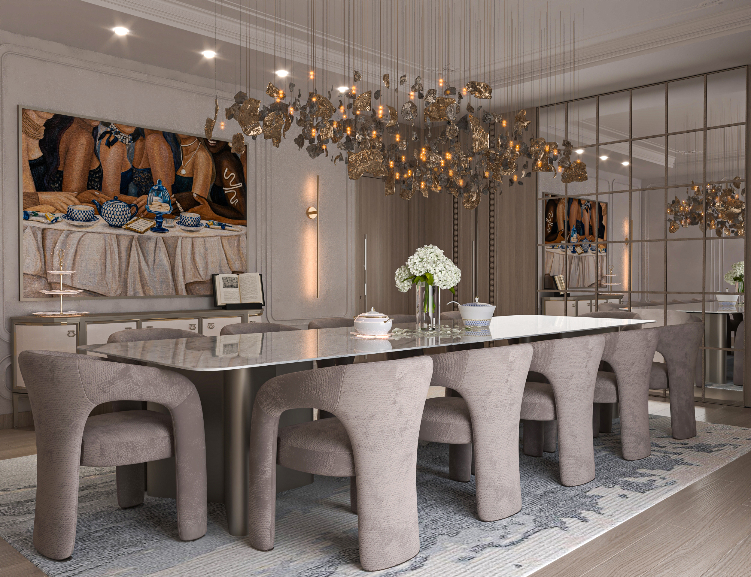 新古典豪华餐厅-4