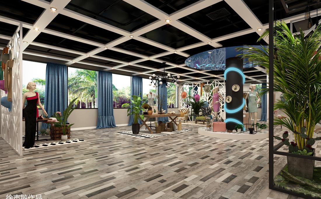 
东阳内衣展厅及屋顶花园 -4