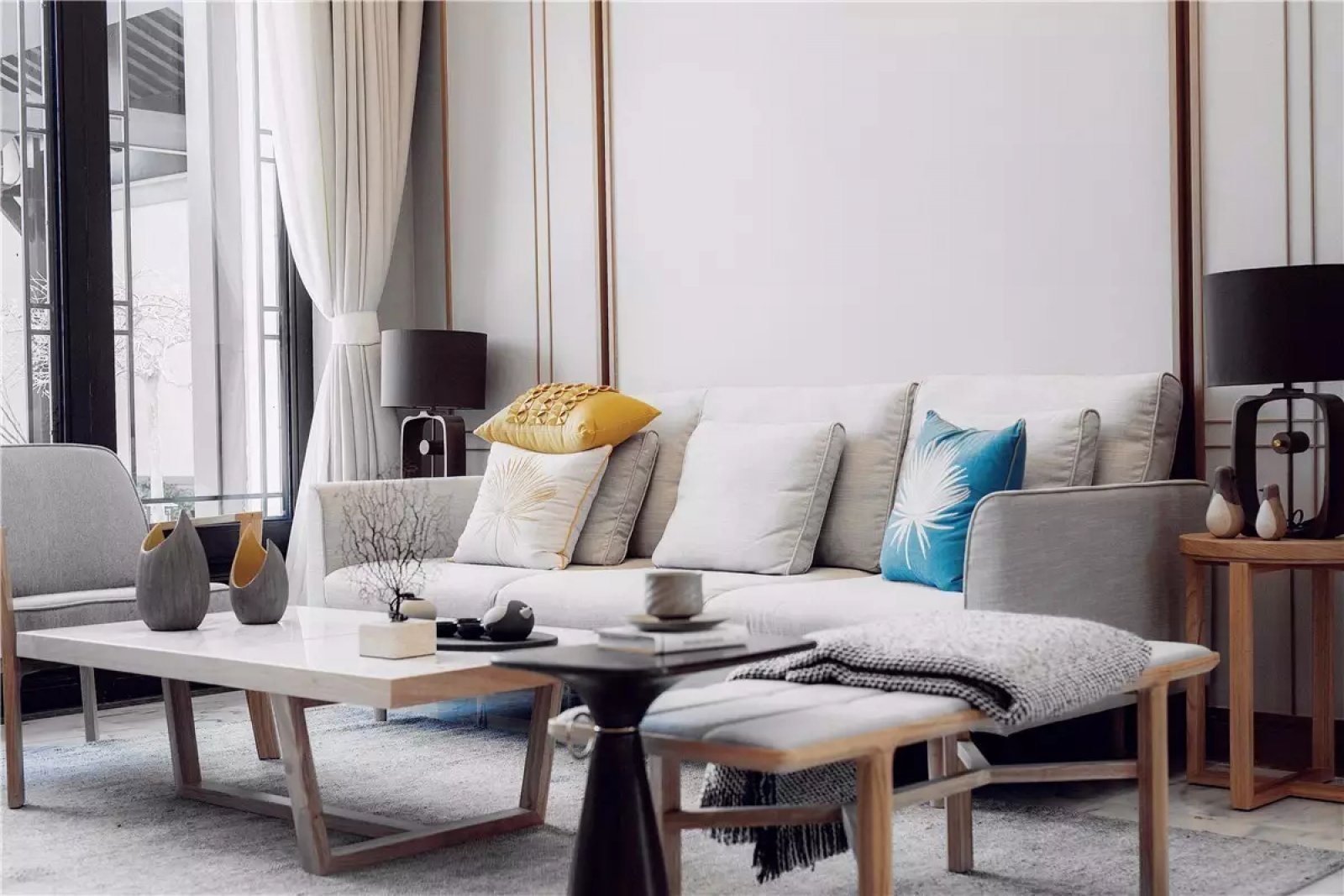 济南绿城雪野湖桃花源别墅样板房  TRD 中合深美-5