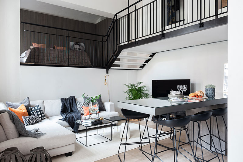 斯德哥尔摩 4.5 米高挑空小复式公寓-3