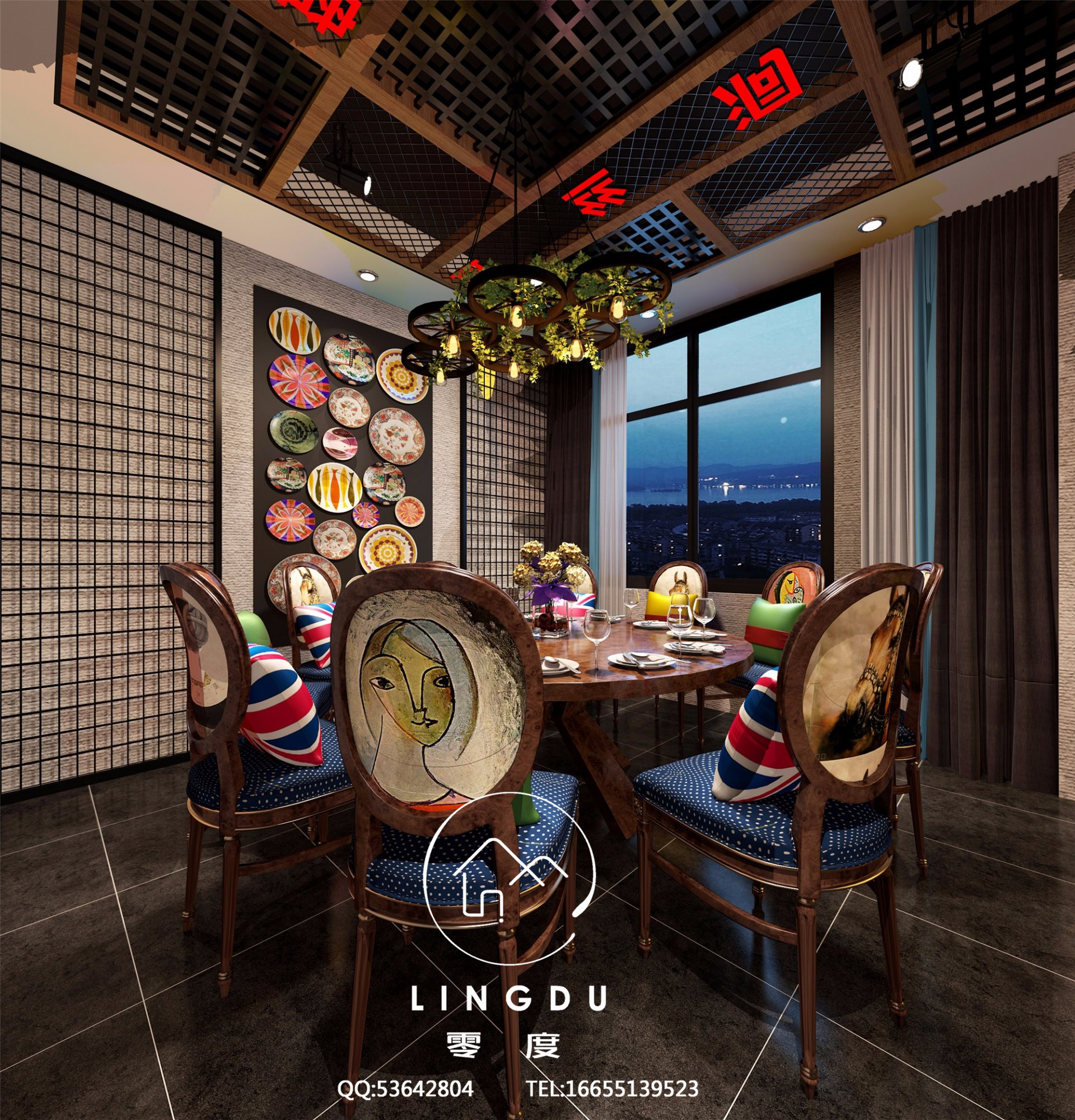 工业风餐厅-----零度视觉设计                     -3