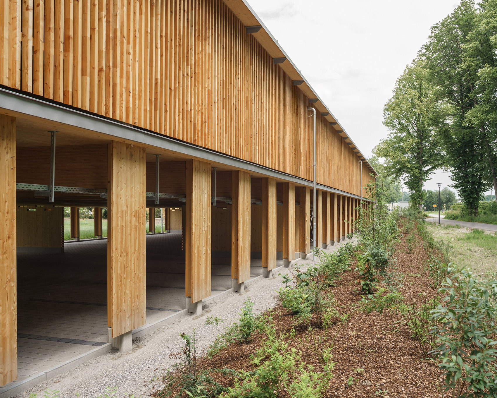 B&O 木制多层停车场丨德国-29