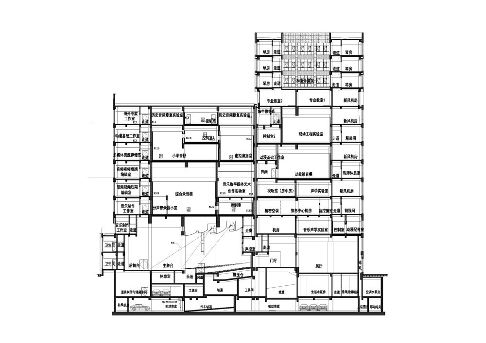 上海音乐学院零陵路校区新建教学区和音乐创作与实践基地（2019）-56