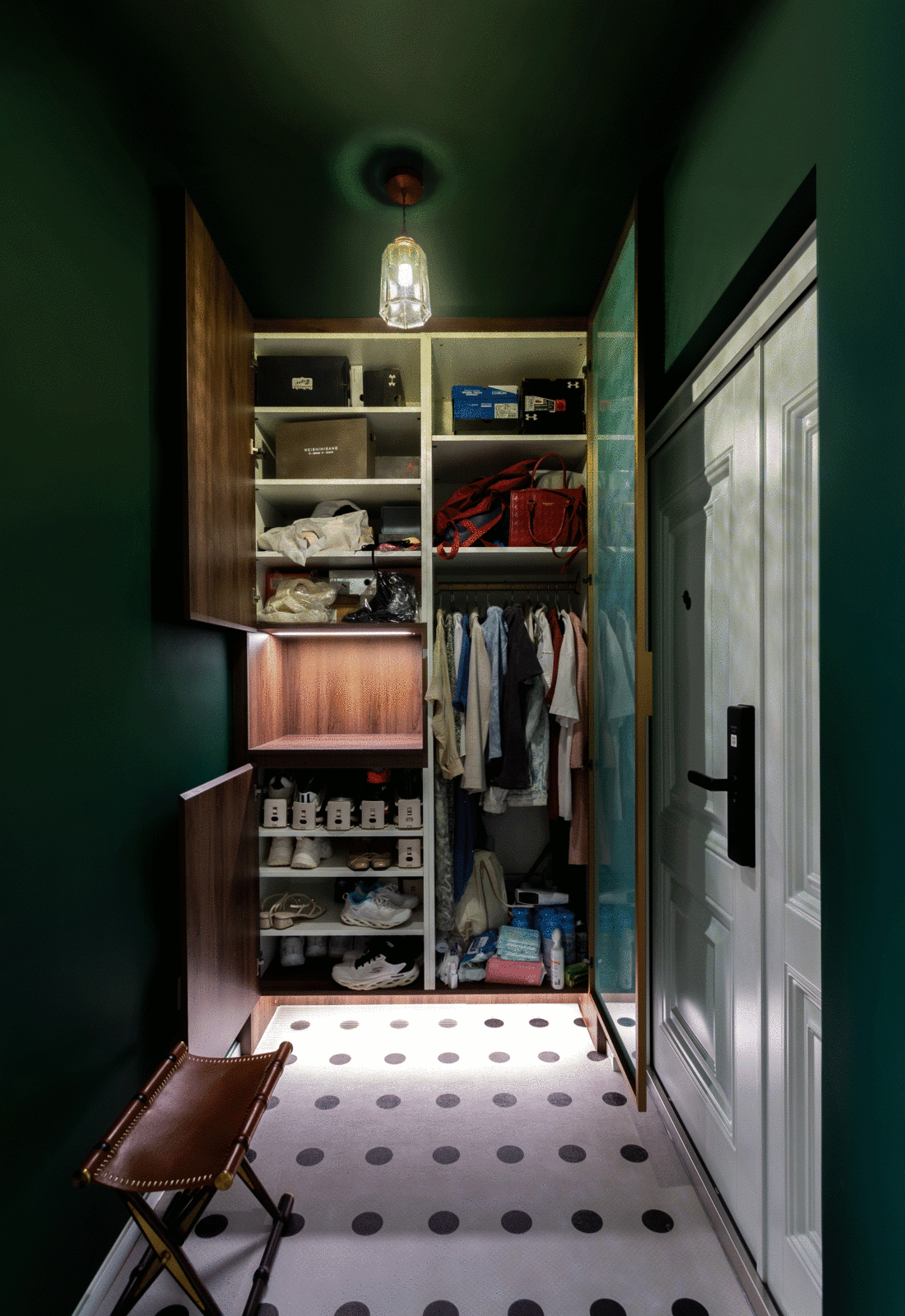 50 平米简约复古婚房设计-31