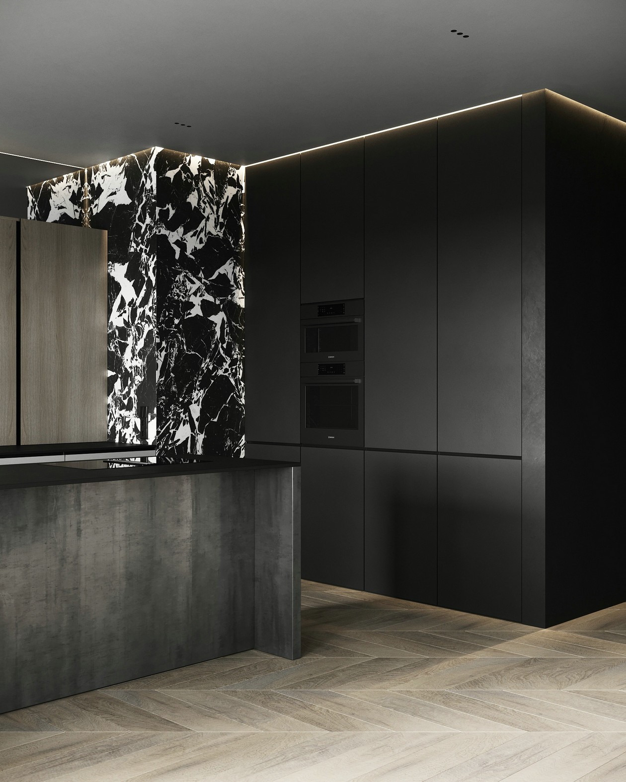 乌克兰高级色系公寓设计 超有品味！-8