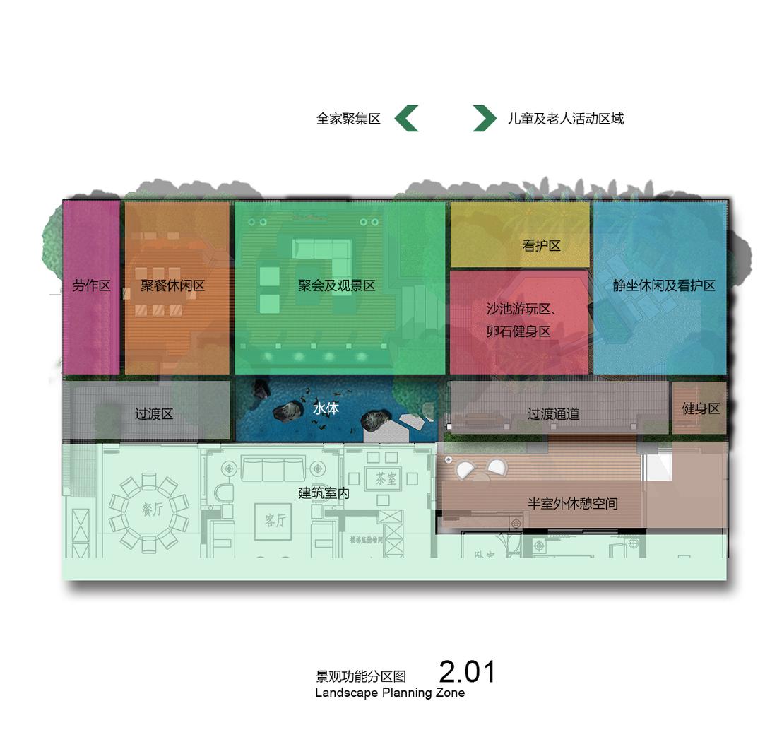 蔡先生南向屋顶花园——室内外景观相互渗透的无缝衔接设计-1