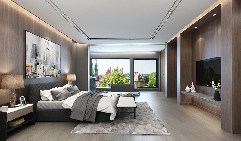 青浦湖畔佳苑480平现代别墅设计-17