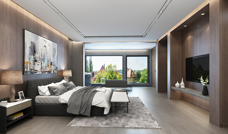 青浦湖畔佳苑480平现代别墅设计-17