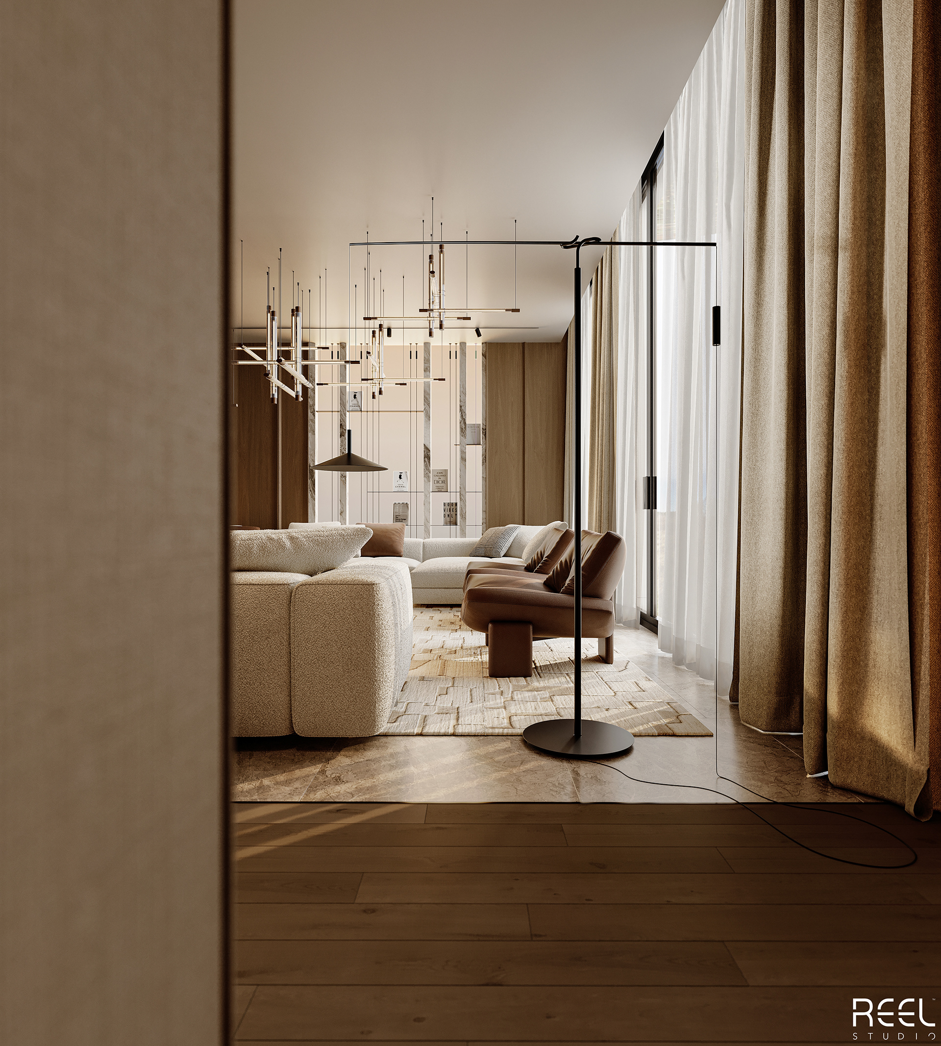 Interior Living Room Design（室内客厅设计）丨阿曼丨Reel Studio-11